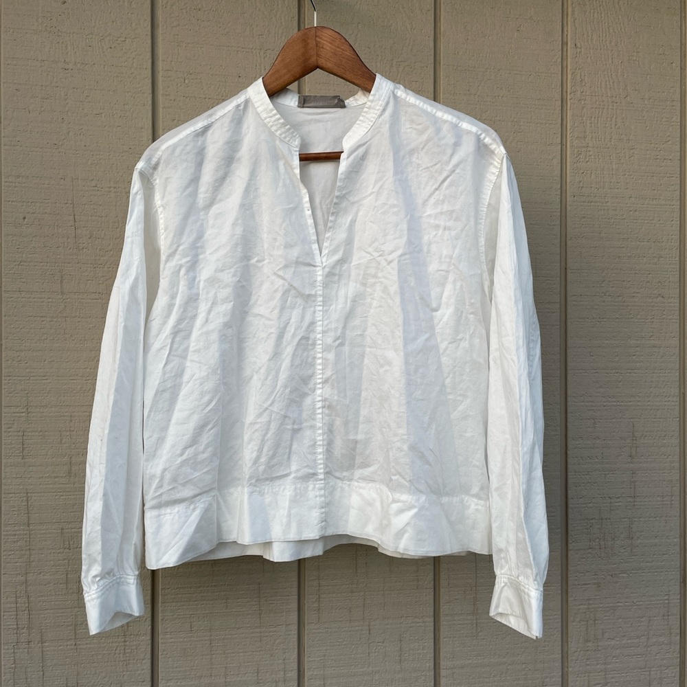 Everlane white blouse. Size small.
